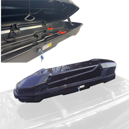 Cargo Carrier, Hard Shell Alpine Edition, Cargo Box, Dual Side Opening, Water Proof Design, No Tools Required, Quick & Easy Install and Uninstall, Compatible with Most Cross Bars.